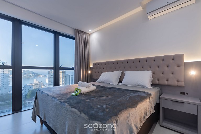 Studio vista mar cond. c/ gym 280m playa MHFA1204