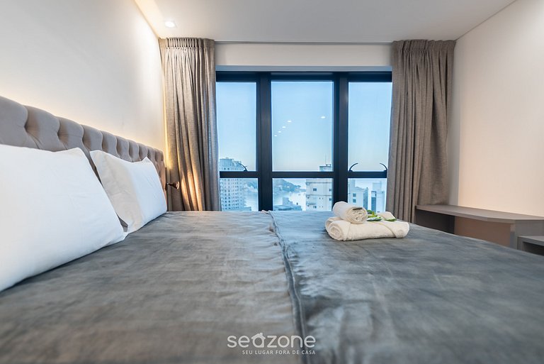 Studio vista mar cond. c/ gym 280m playa MHFB1204