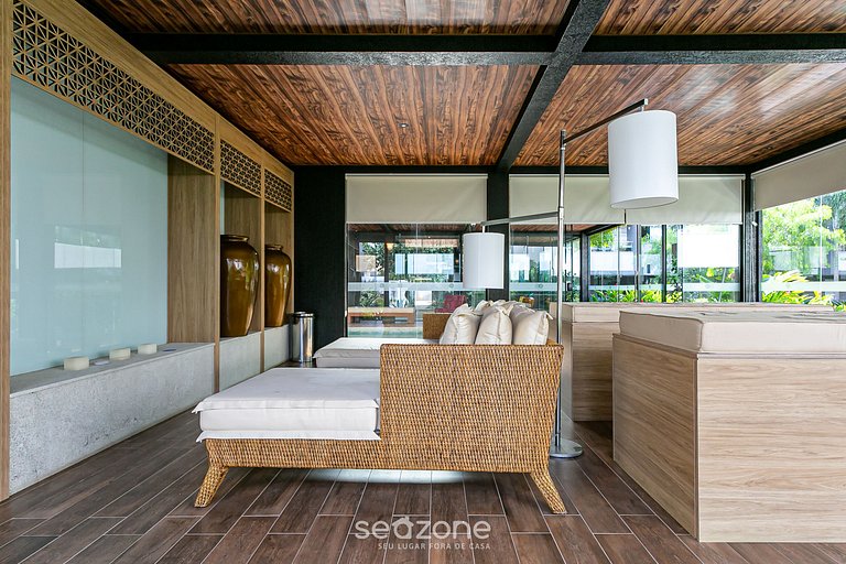 Apto em Home Beach Resort frente mar TBS1105