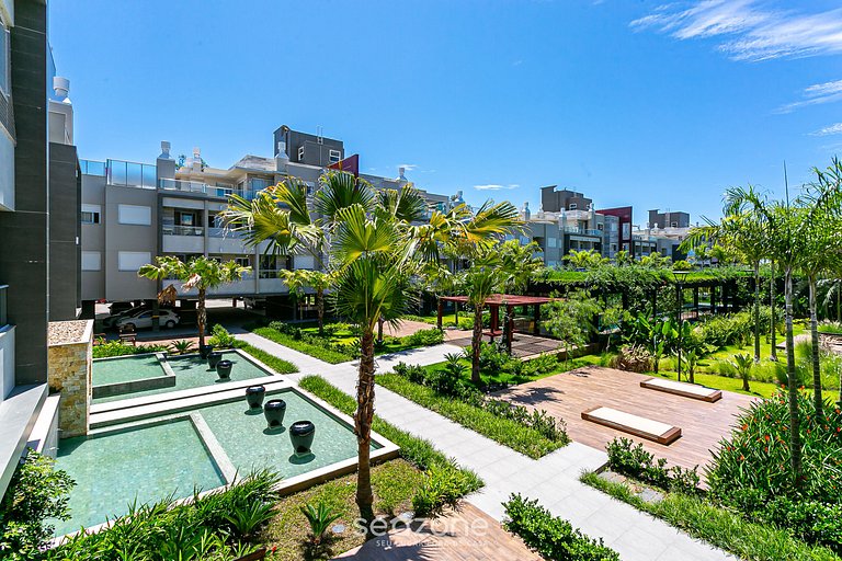 Apto em Home Beach Resort frente mar TBS1105