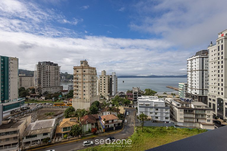 Apto c/ parrilla vista mar 280m playa MHF0908