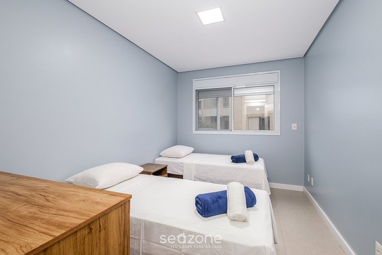 Apto com churrasqueira privativa em Floripa DOV108