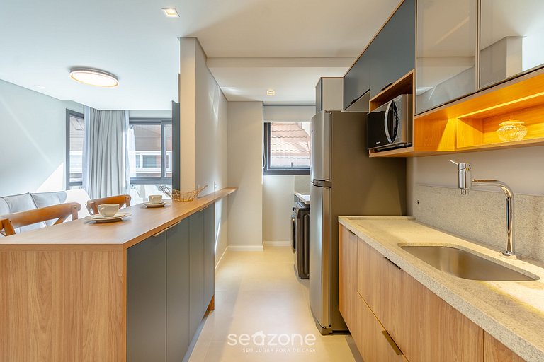 Apto aconchegante no centro de gramado DLH0302