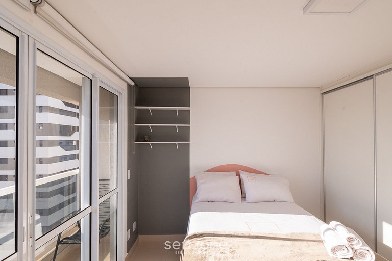 Estudio en cond. c/ piscina, Setor Bueno TXP1803