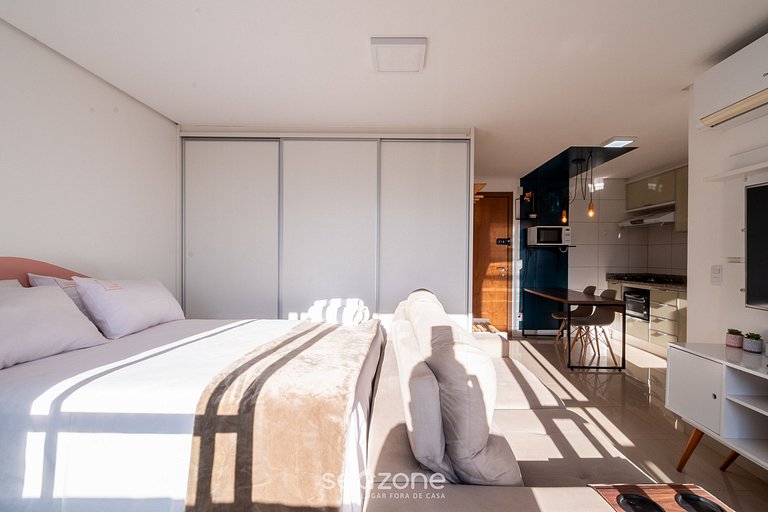 Estudio en cond. c/ piscina, Setor Bueno TXP1803