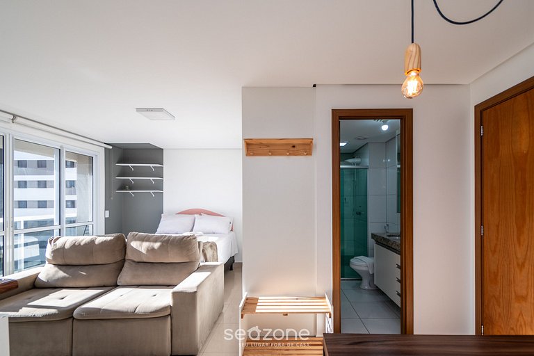 Estudio en cond. c/ piscina, Setor Bueno TXP1803