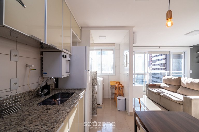 Estudio en cond. c/ piscina, Setor Bueno TXP1803