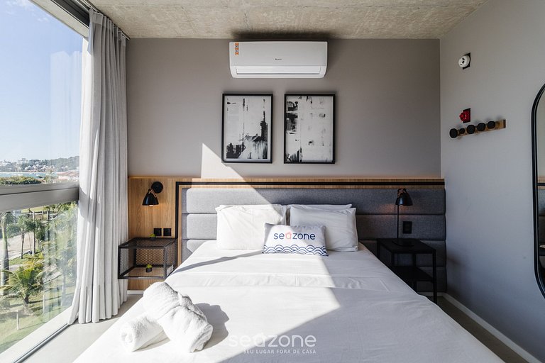 Spot moderno em Jurere c/ vista incrível SPJ0403