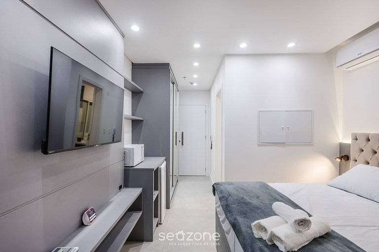 Studio vista mar cond. c/ gym 280m playa MHFB1204