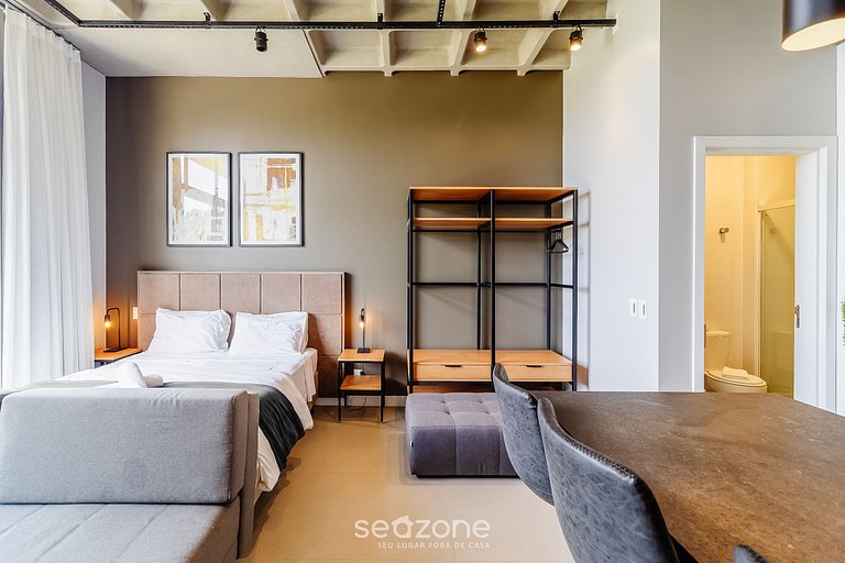 Loft aconchegante a 750m da praia de Canas TPS302