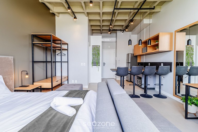 Loft aconchegante a 750m da praia de Canas TPS302