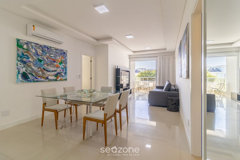 Apto c/ Churrasq 1km da Praia de Jurerê - LES106