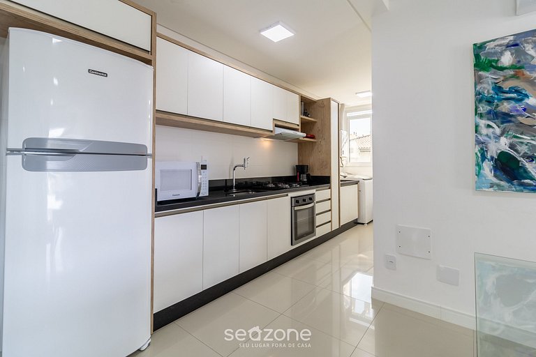 Apto c/ Churrasq 1km da Praia de Jurerê - LES106