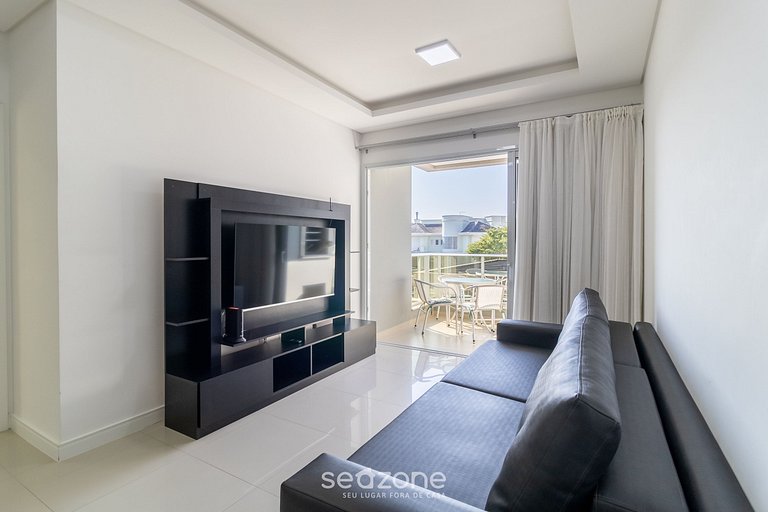 Apto c/ Churrasq 1km da Praia de Jurerê - LES106