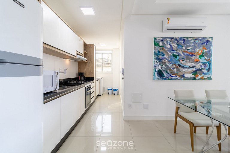 Apto c/ Churrasq 1km da Praia de Jurerê - LES106