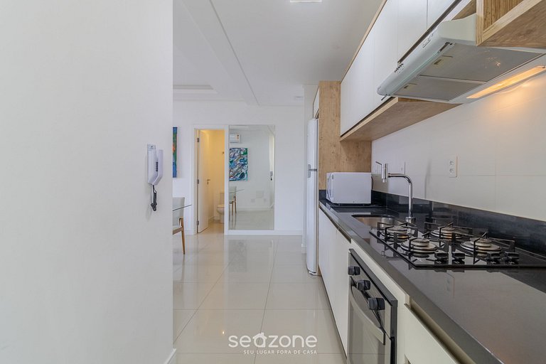 Apto c/ Barbacoa 1km de la Playa de Jurerê LES106