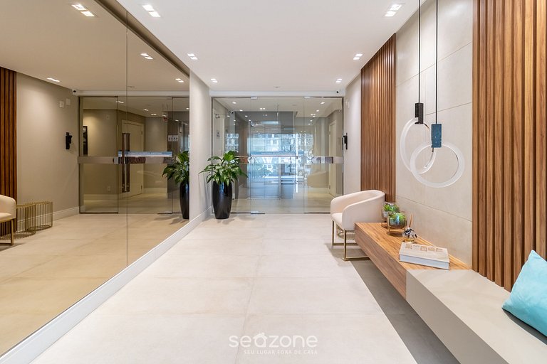 Apto c/ Barbacoa 1km de la Playa de Jurerê LES106