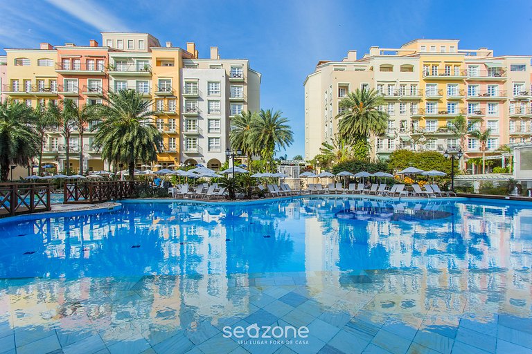 Estudio en Jurerê resort de lujo piscina ILC1206 Seazone