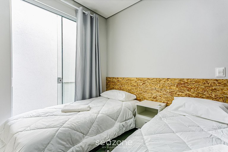 Encajar frente a Lagoa da Conceição