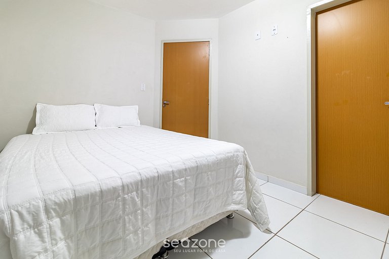 Bonito apto a 300m da praia de Jatiuca SBA0401