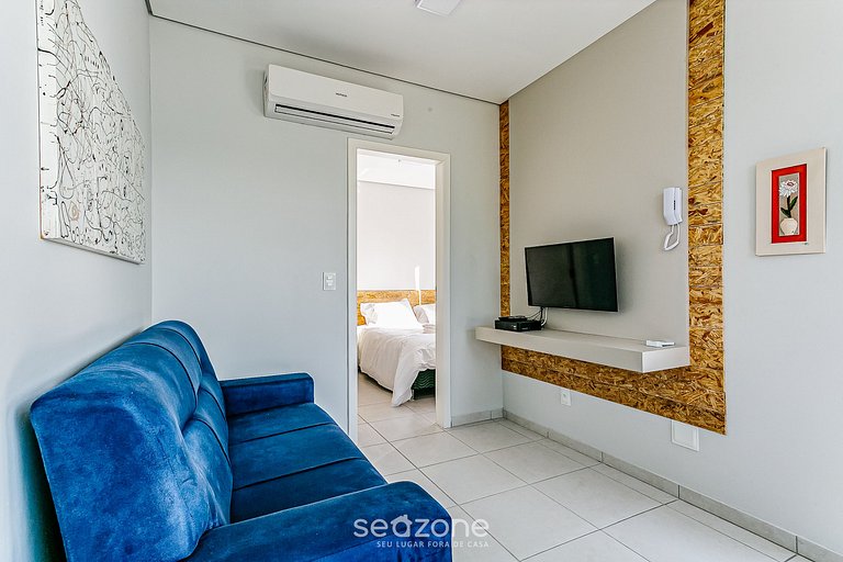 Encajar frente a Lagoa da Conceição