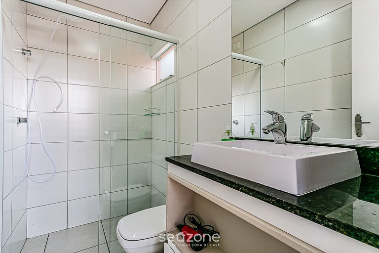 Encajar frente a Lagoa da Conceição