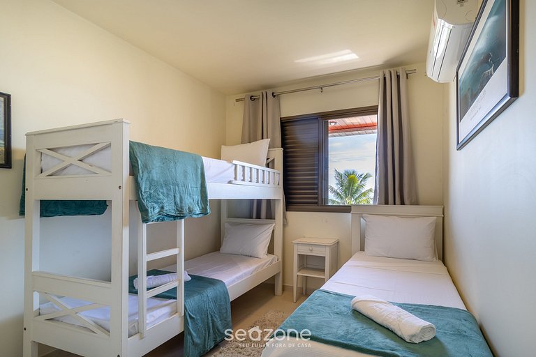 Apt perfeito de frente para o mar ILH106