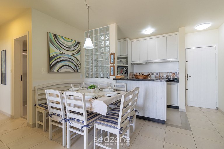 Apt perfeito de frente para o mar ILH106