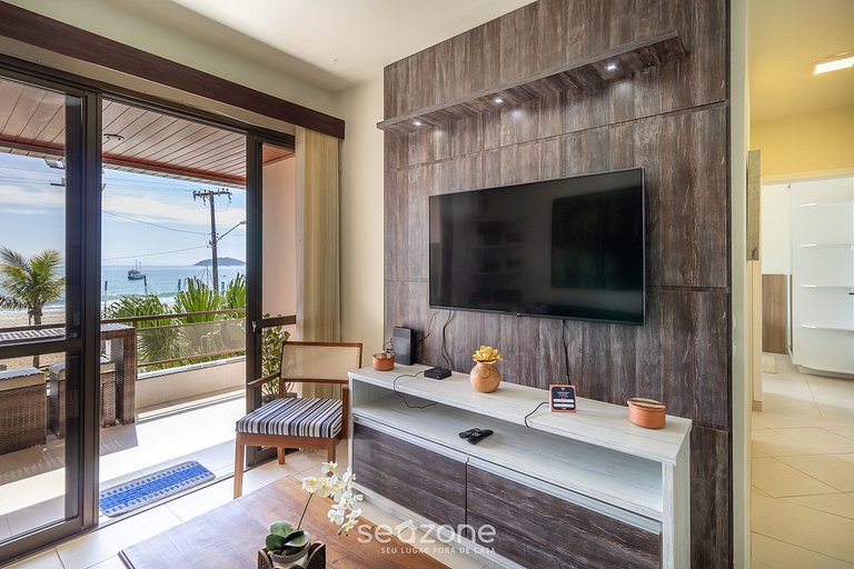 Apt perfeito de frente para o mar ILH106