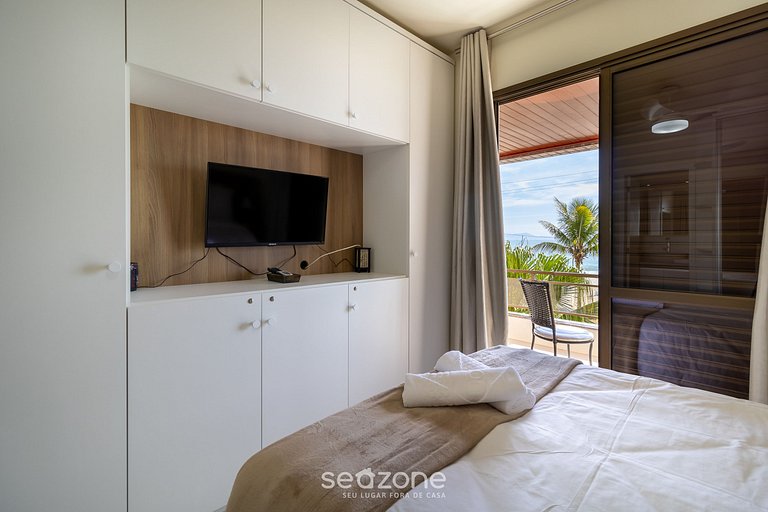 Apt perfeito de frente para o mar ILH106