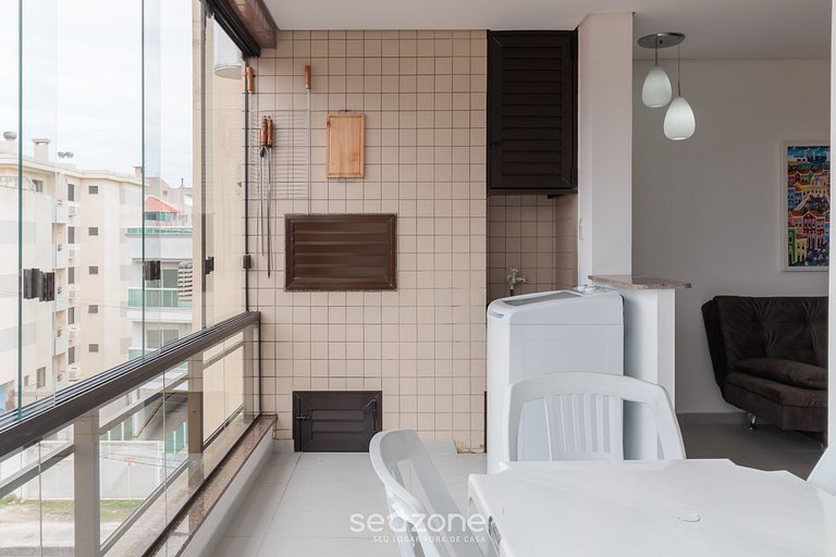 Apto junto al mar con barbacoa Floripa-SC ILH310