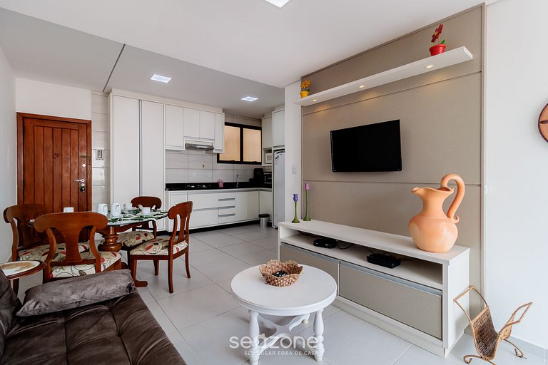 Apto beira-mar com churrasqueira Floripa-SC ILH310