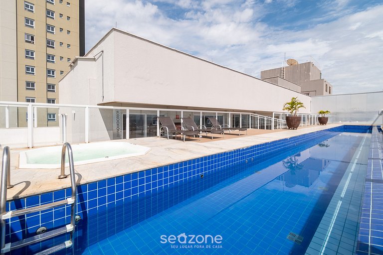 Apto em cond. com piscina, Jardim Goiás – THO2708