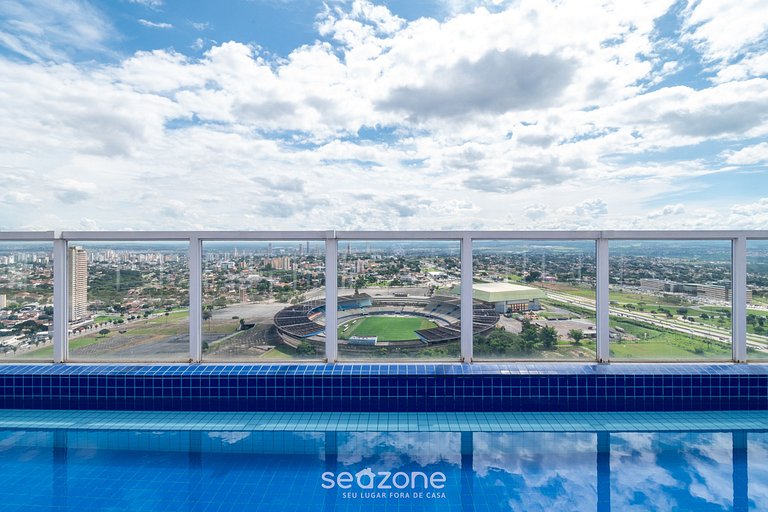 Apto em cond. com piscina, Jardim Goiás – THO2708