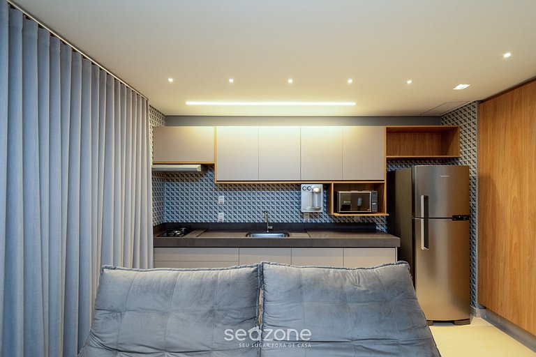 Flat c/ piscina en cond., Setor Bueno - DNAG1701