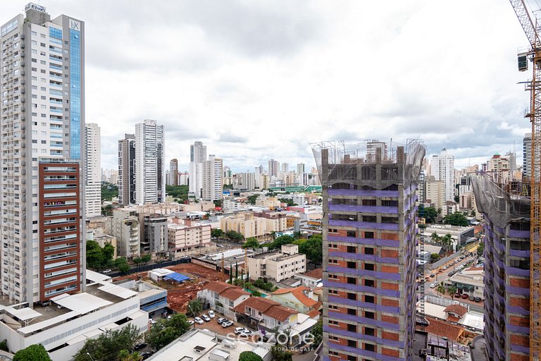 Flat em cond. com piscina, Setor Bueno - DNAG1701