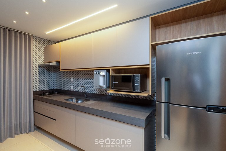 Flat c/ piscina en cond., Setor Bueno - DNAG1701