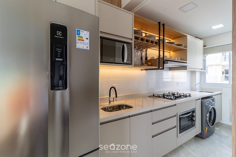 Apto a 3 minutos de la playa Floripa-SC PRA0304