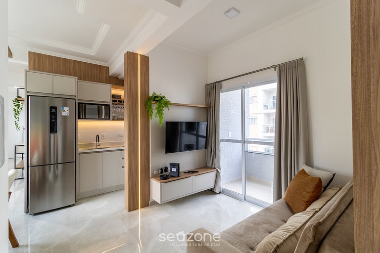 Apto a 3 minutos de la playa Floripa-SC PRA0304