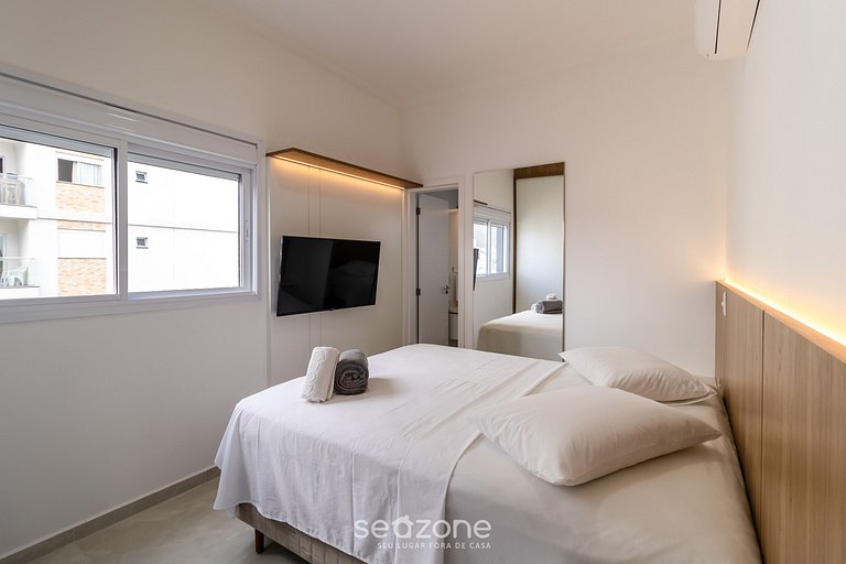 Apto a 3 minutos de la playa Floripa-SC PRA0304