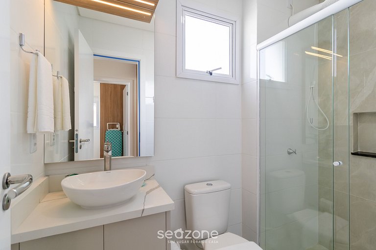 Apto a 3 minutos de la playa Floripa-SC PRA0304