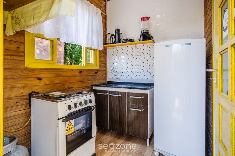 Acogedora cabaña en Ibiraquera PRJ004