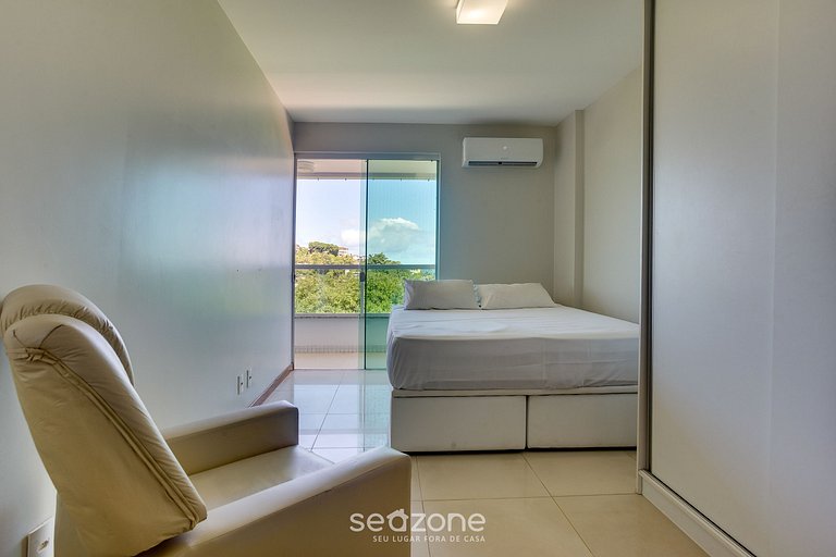 Belo Apto com vista para o Rio Cachoeira BCL402