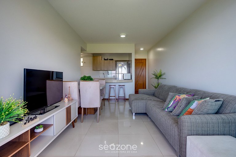 Belo Apto com vista para o Rio Cachoeira BCL402