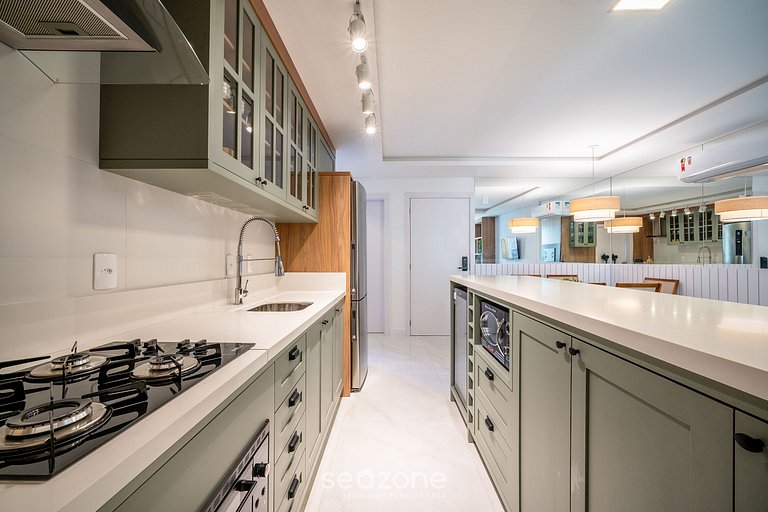 Apto moderno e novo a 5min do mar MRE801