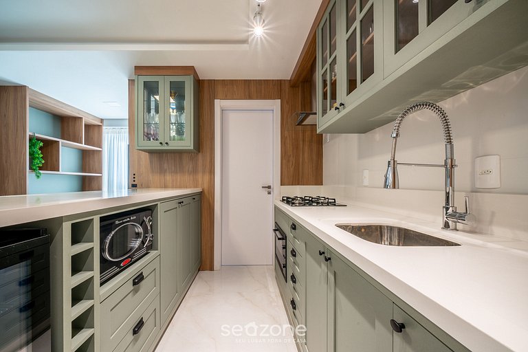 Apto moderno e novo a 5min do mar MRE801