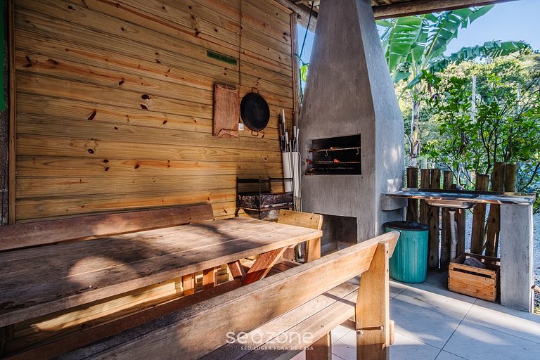 Cabana em meio a natureza no Rosa PRJ003