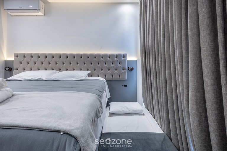 Studio vista mar cond. c/ gym 280m playa MHFB1204