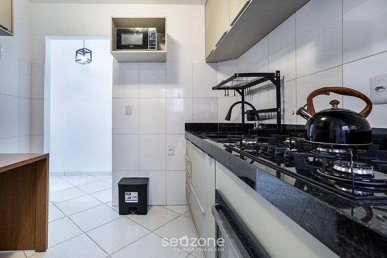 Apto Charmoso a 769m da Praia do Sul - PDC001