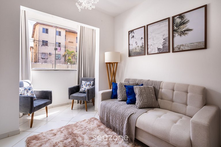 Apto Encantador a 769m de la Playa del Sur PDC001